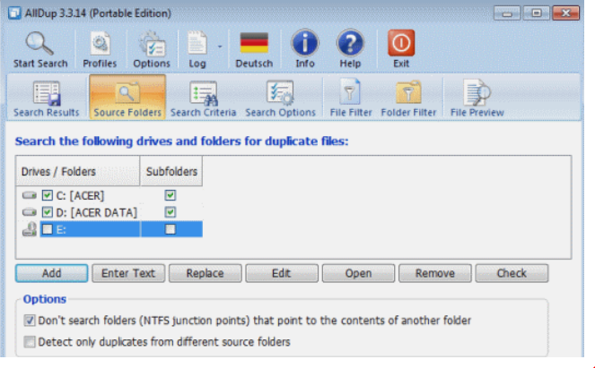 fast duplicate finder