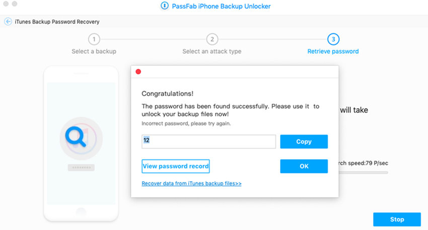 unlock iphone backup password mac