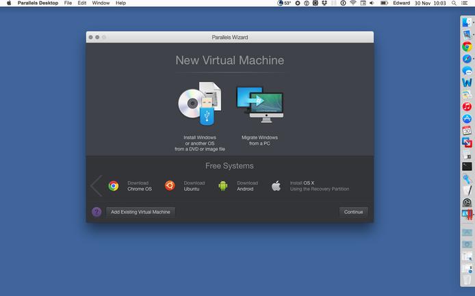 free windows vm for mac