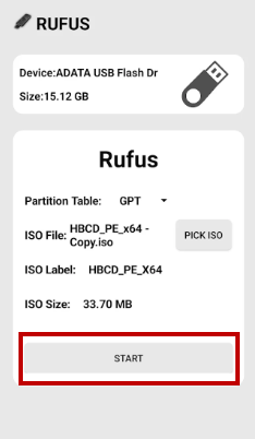 rufus for android