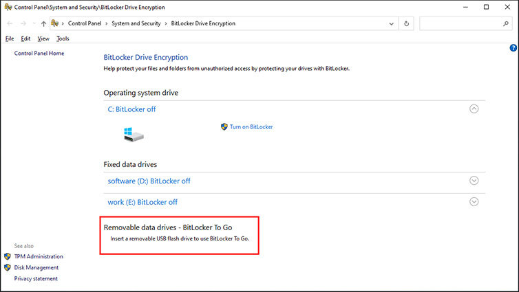 Bitlocker to Go - Free Method to Secure Removable Data Drives for Windows