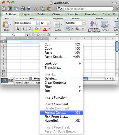 how to merge and center in excel for mac