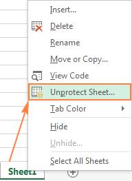 How to Unprotect a Sheet in Excel Without Password