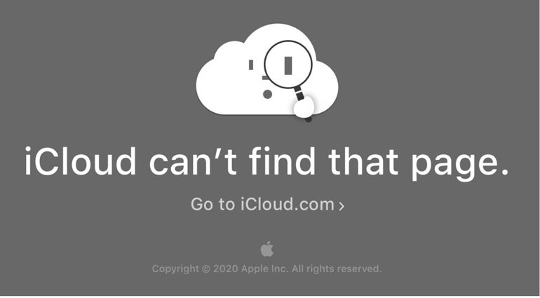 How To Fix Icloud When Icloud Can't Find That Page