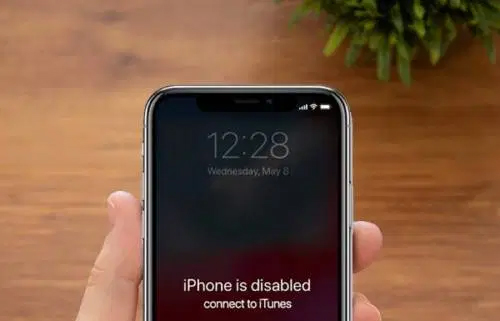 iphone disabled connect to itunes