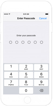 iphone forgot old passcode reset encrypted data