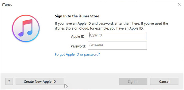 itunes password reset android