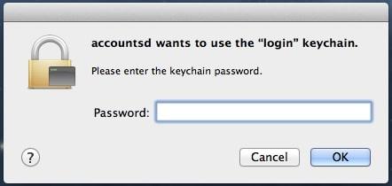 mac login keychain password not working
