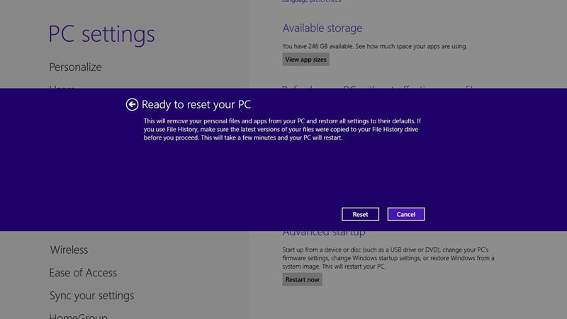 reinstall windows 8 asus laptop