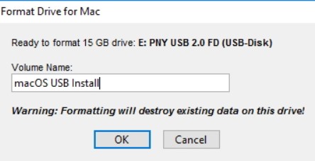 format usb for install usb mac
