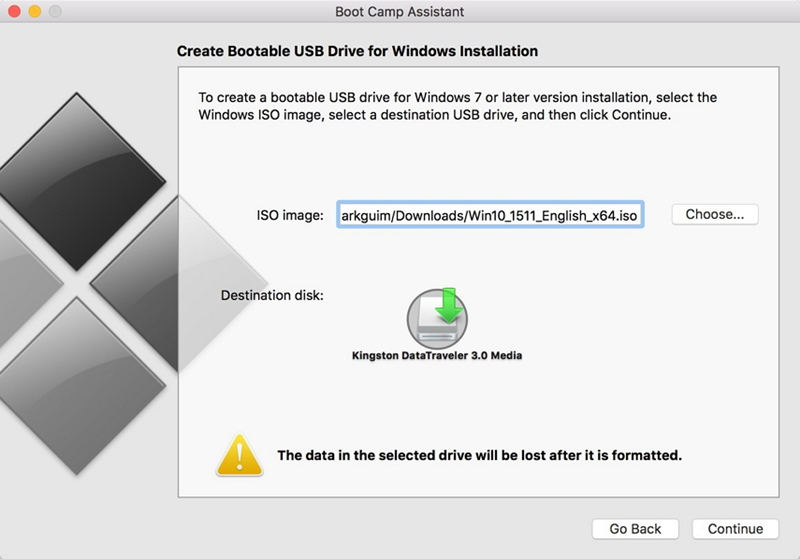 creating a bootable usb drive for mac