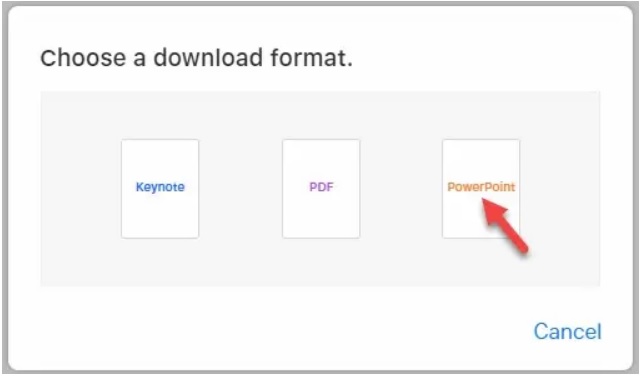 convert key to powerpoint