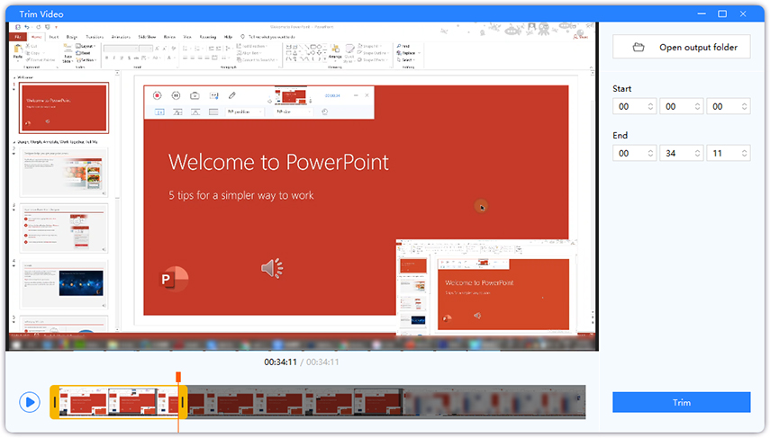 how to edit a recorded powerpoint presentation