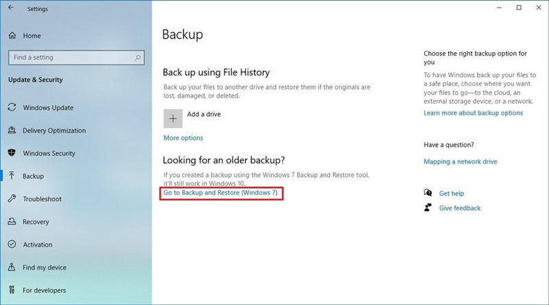 How To Create A System Image Windows 10