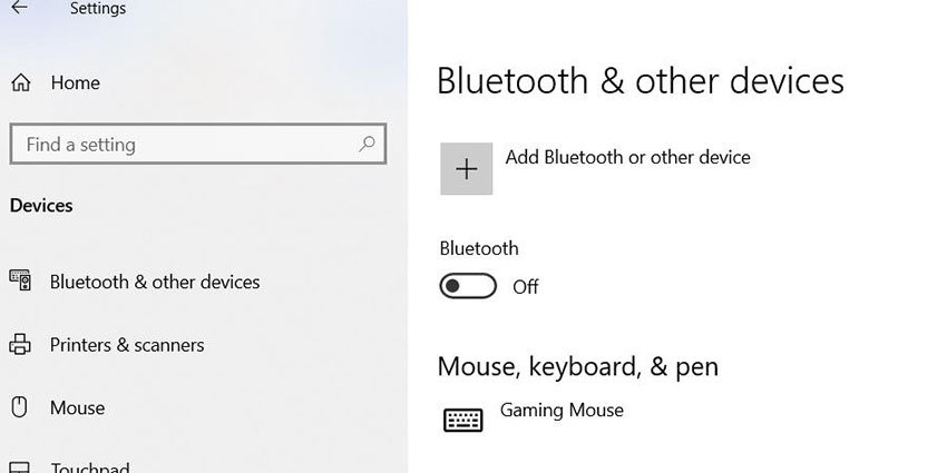 How to Turn On Bluetooth in Windows 10