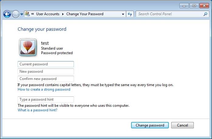 how to change password on windows 7 sticky keys trick