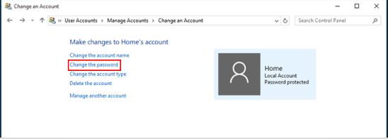 stop standard accounts from changing password
