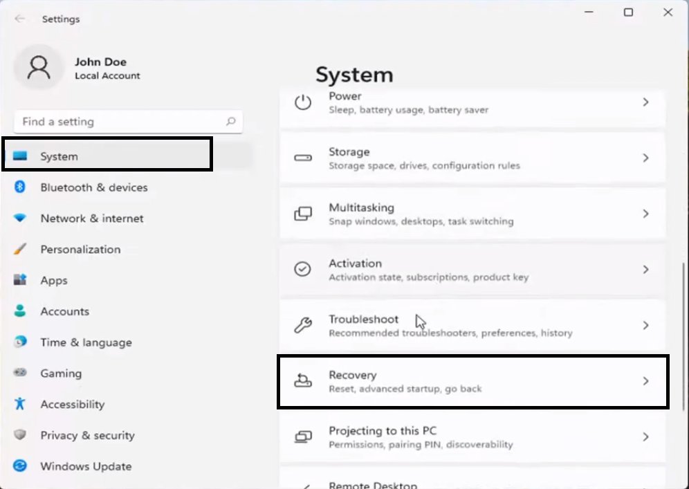 Enter The Windows 11 Recovery Mode: 4 Easy Ways To Do It Reset Your Forgotten Password In 10 