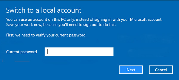 Какой текущий пароль Windows