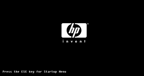 hp boot up