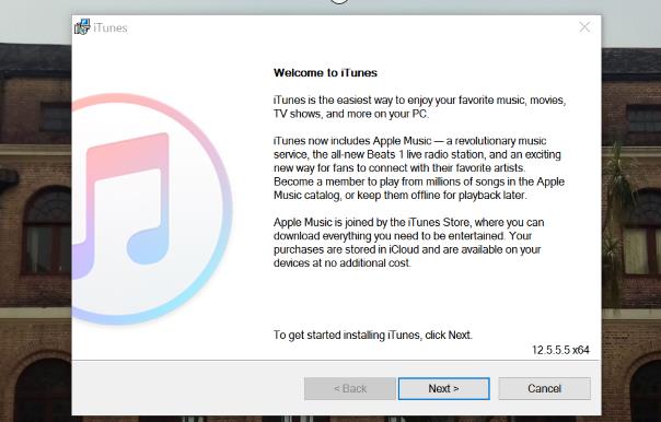 iTunes 12.12.10 instal the new