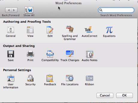 unlock track changes in word for mac