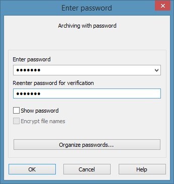 zip file password er
